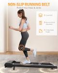 Walking Pad Treadmill with Incline Under Desk Treadmill 2.5 HP Portable Walking Pad 2 in 1 for Walking and Jogging, Under Desk Treadmill for Home Office with Remote Control.