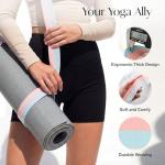 Tumaz Yoga Mat Strap [MAT NOT Included] (2 Sizes) with Extra Thick & Comfy Delicate Texture, Adjustable Yoga Mat Carrier