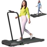 Under Desk Treadmill, Walking Pad for Home/Office, Portable Walking Treadmill Walking Jogging Machine with Walking Bar, Remote Control LED Display (2024 New Version)