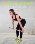 Bamboo Yoga Stretch Stick for Mobility and Posture