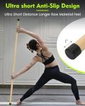 Bamboo Yoga Stretch Stick for Mobility and Posture
