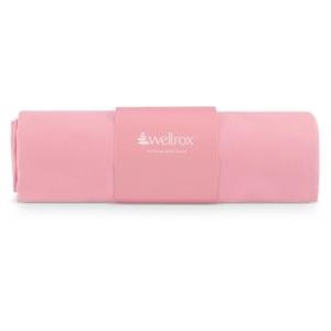 Wellrox Microfiber Hand Towel- Absorbent Sweat Towels, Workout Towels for Women- Yoga Mat Towel for Pilates, Hot Yoga, Gym Workouts (PINK)