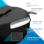 APECYC Bike Seat Cushion Gel Padded Bike Seat Cover for Men Women Extra Padding Soft Comfort Bicycle Seat Cushion for Peloton Bike, Stationary Exercise Bike, Mountain Bike, Road Bike, Ebike