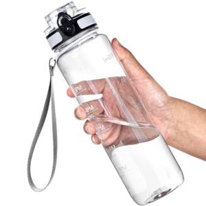 Motivational 32oz Water Bottle with Time Markers