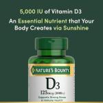 Nature's Bounty Vitamin D3 Immune Support Softgels
