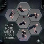 ZELUS Black Double Grip Medicine Ball 20 lbs