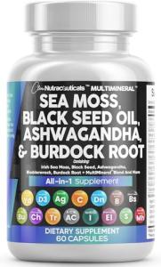 Sea Moss & Black Seed Oil Supplement Blend