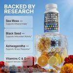 Sea Moss & Black Seed Oil Supplement Blend