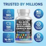 Sea Moss & Black Seed Oil Supplement Blend