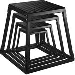 VEVOR 4-Piece Plyometric Jump Box Set, Black