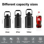 Insulated 1 Gallon Stainless Steel Water Bottle