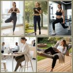 FULLSOFT Sweatpants for Women-Womens Joggers with Pockets Yoga Pants Leggings for Cycling Lounge Workout Running(Mocha Brown,Medium)