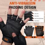Lusper Full Palm Workout Gloves for Men & Women