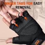 Lusper Full Palm Workout Gloves for Men & Women