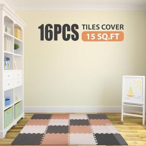 BalanceFrom Kids Puzzle Exercise Play Mat Set