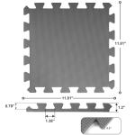 BalanceFrom Kids Puzzle Exercise Play Mat Set