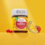OLLY Daily Energy Gummies, Berry Yuzu Flavor - 60ct