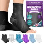 Compression Socks for Nerve Pain Relief - Black