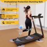 DeerRun Folding Incline Treadmill for Home Fitness