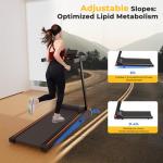 DeerRun Folding Incline Treadmill for Home Fitness