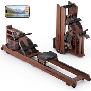 YOSUDA Foldable Water Rowing Machine for Home
