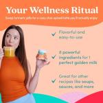 Organic Turmeric Golden Milk Powder for Wellness