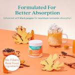 Organic Turmeric Golden Milk Powder for Wellness