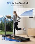 Compact 2-in-1 Folding Under Desk Treadmill