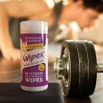 Plant-Based Gym Equipment Wipes with Lavender - 50 Count