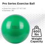 TheraBand Stability Exercise Ball, 65 cm, Green