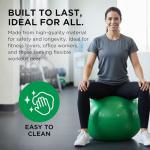 TheraBand Stability Exercise Ball, 65 cm, Green