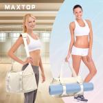 MAXTOP Women's Yoga Tote Bag with Mat Holder