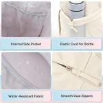 MAXTOP Women's Yoga Tote Bag with Mat Holder