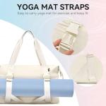 MAXTOP Women's Yoga Tote Bag with Mat Holder