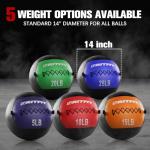 RitFit Soft Medicine Ball Set for Strength Training