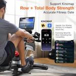 Pooboo Folding Magnetic Rowing Machine with Tablet Holder