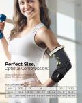 Elbow Compression Sleeves for Pain Relief – 2 Pack