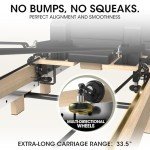 Foldable Wooden Pilates Reformer with Jump Board