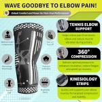 Elbow Brace Compression Sleeves for Pain Relief
