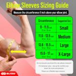 Elbow Brace Compression Sleeves for Pain Relief