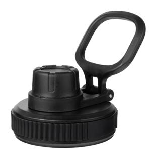 Lid for Hydro Flask Wide Mouth, Lids for Hydro Flask 1216 20 24 32 40 OZ Wide Mouth, Chug Lid Replacement Sport Cap for HydroFlask Wide Mouth Water Bottle, Top Accessories (Black)