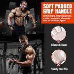 Heavy Duty Exercise Handles, Gym Handles for Cable Machine Attachment, Grip Gym Equipment, Resistance Bands, and Weight Lifting (Set of 2)