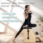 JHBYBMG Sturdy Pilates Chair for Home Workouts