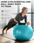 Trideer Yoga Ball - 5 Sizes for Fitness & Therapy