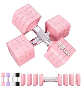 20LBS Adjustable Dumbbell Set for Home Workouts
