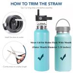 Wide Mouth Straw Lid for Hydroflask Bottles