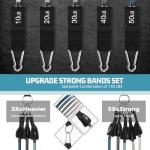 VEICK Resistance Bands with Handles for Home Workouts