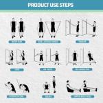 VEICK Resistance Bands with Handles for Home Workouts