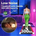 Portable Foldable Treadmill with Handle Bar