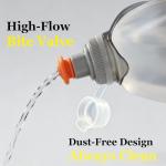 HECHZSO 8.8oz No Bounce Running Water Bottle